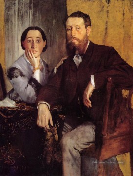 Edgar Degas œuvres - Edmond et Thérèse Morbilli Edgar Degas
